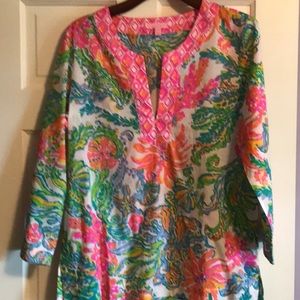 Lilly Pulitzer tunic.  Size large